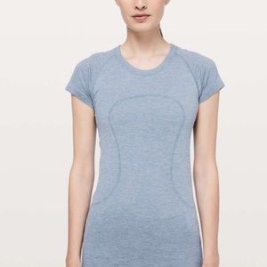 Lululemon Swiftly Tech Short Sleeve Crew *Sparkle Size 8